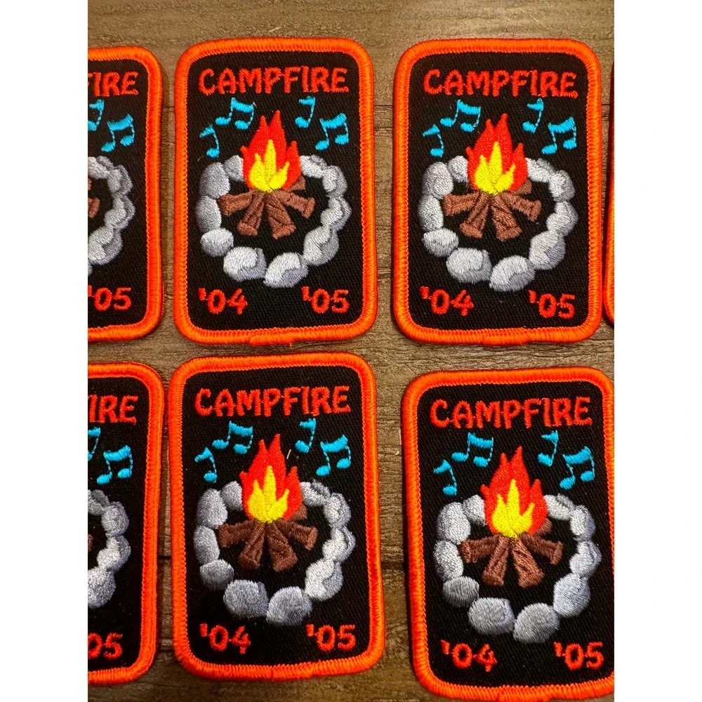 Vintage Girl Scouts GSSJC Campfire '04 '05 Event Patch Lot of 10 Collectible